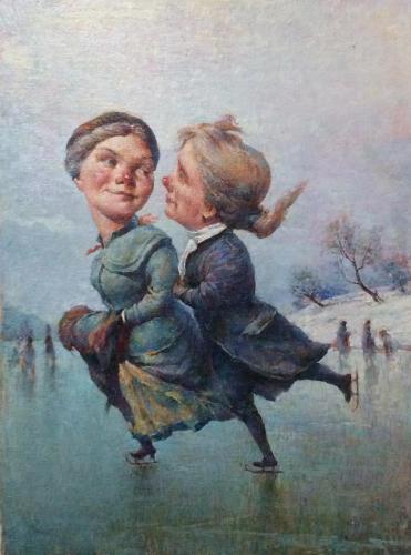 Двое на катке Поляков С.В.