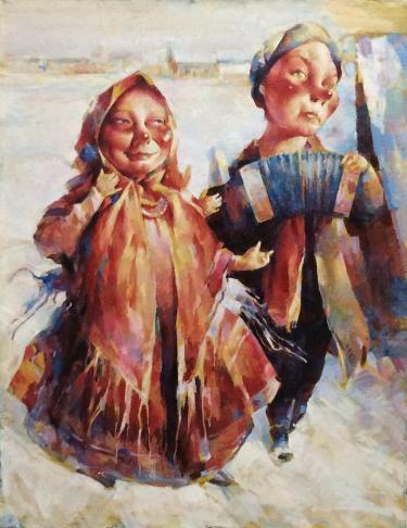 Зима. Гармонь Поляков С.В.